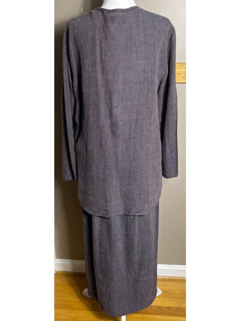 Flax Jeanne Engelhart Linen 2 Pc Set Lagenlook Scandi Boho Artist Earthy Women S - Picture 2 of 16